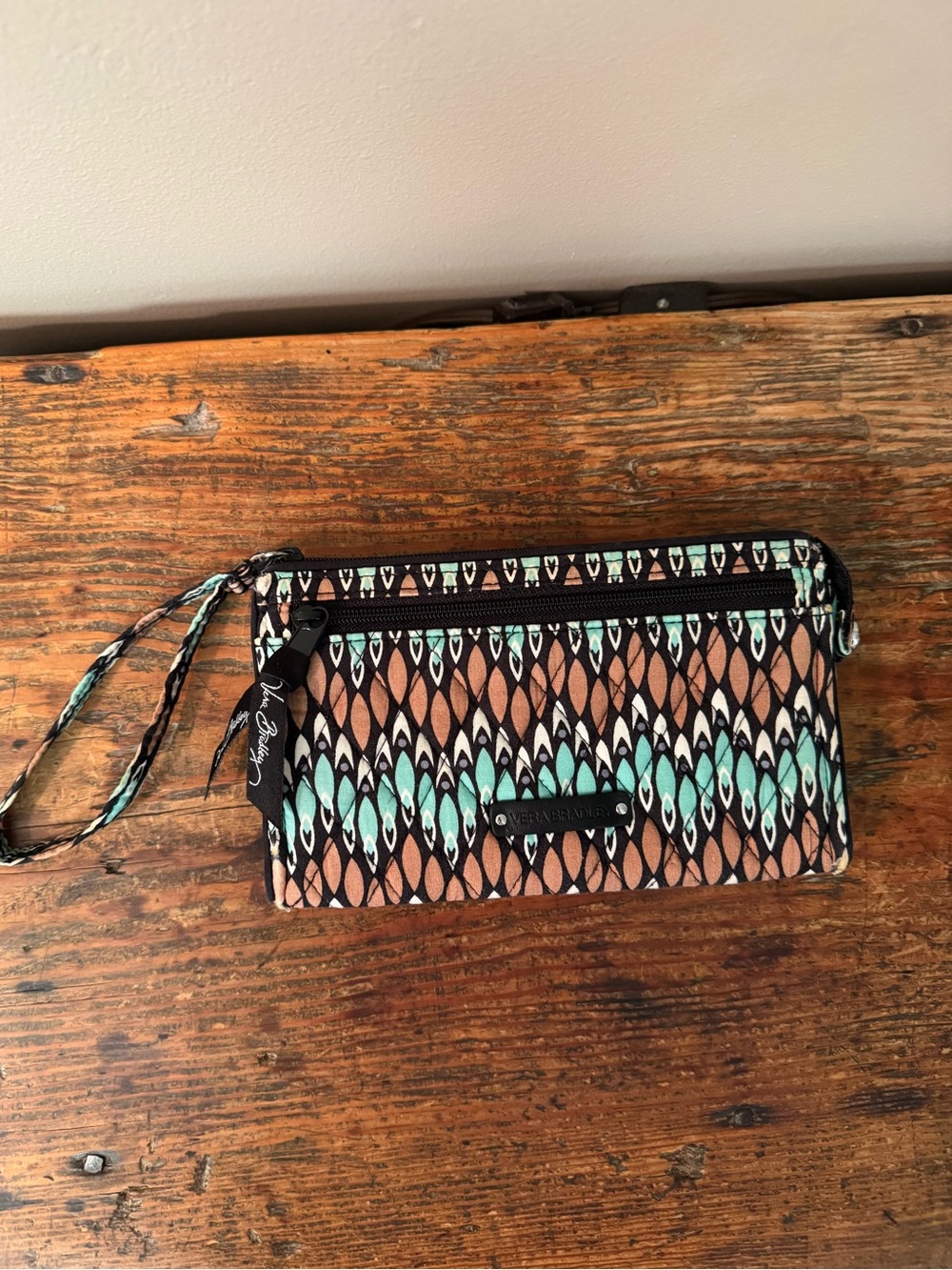 Vera Bradley Smartphone Wallet/Wristlet in “Sierra Stream”